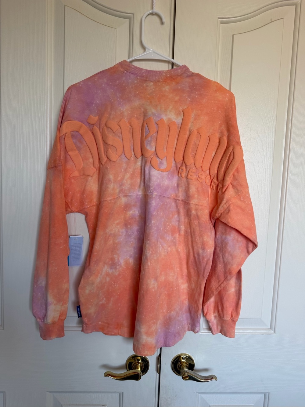 Disneyland Resort Women’s Orange Tie-Dye Short Sleeve Tee